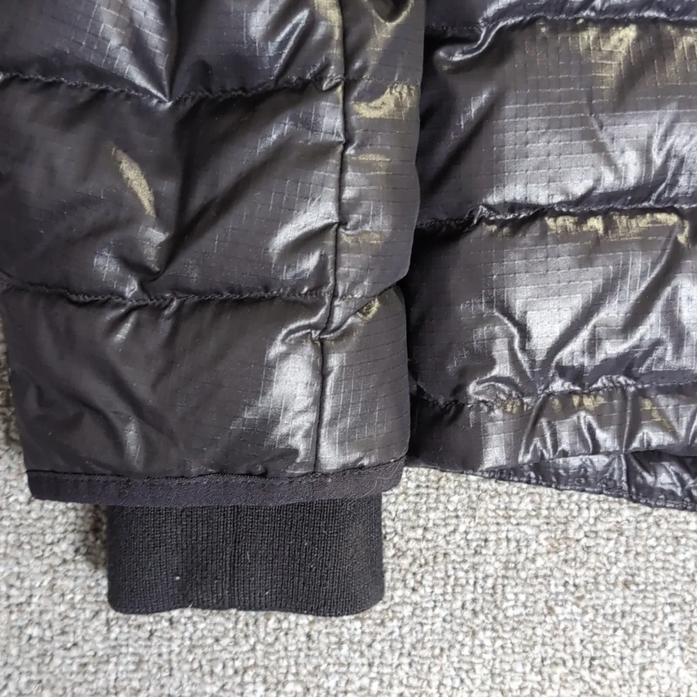 J. Crew Down Quilted Puffer Jacket Size Medium in Black